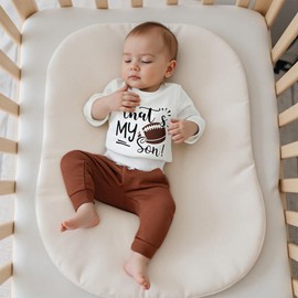 RSRZRCJ Toddler Baby Boy Football Outfit Long Sleeve Football Letter Print Sweatshirt Jogger Pants 2PCS Fall Clothes Set(Brown,6-12 Months)