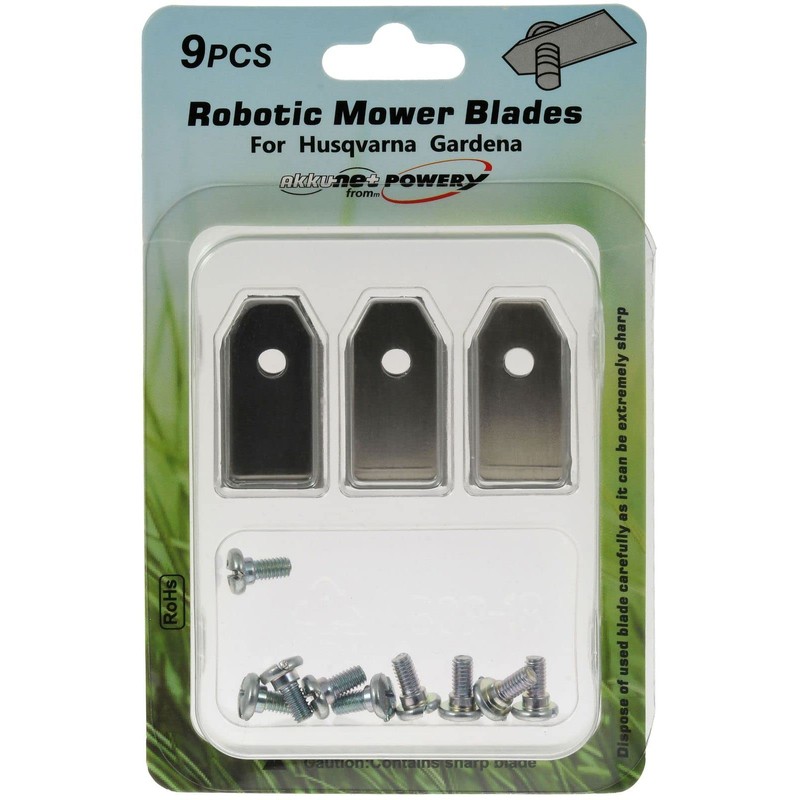 akku-net 9 x Replacement Blade / Cutting Blades (0.75 mm)