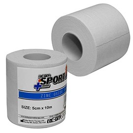 RE-GEN Sport Premium Zinc Oxide Tape - Size 5cm x 10m - Ideal for Medium Joints, Ankle, Wrist, Elbow, Knee - 24 Rolls