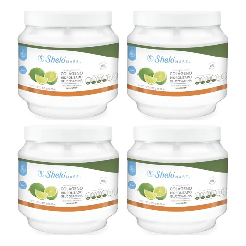 4 Pack Colágeno Glucosamina Articulaciones Sheló + Regalo