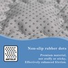 LAXVAPIU Grounding Mat Cotton Bed Pad Silver Fiber Quilted Grounded