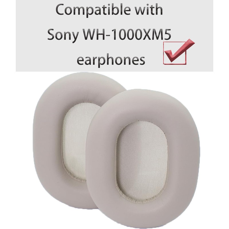Replacement Ear Pads Compatible with Sony WH-1000XM5 Headphones, Akkiv Replacement