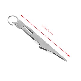 ZYAMY Tie Quick Knot 10cm Fishing Knot Tying Tool Quick Tie Fishing Knot Tool, Fly Fishing Angler Accessories for Hooks, Lures and Lines