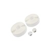 Partuto 2 Pcs White Foam Handlebar Tape Bar Grip Wrap