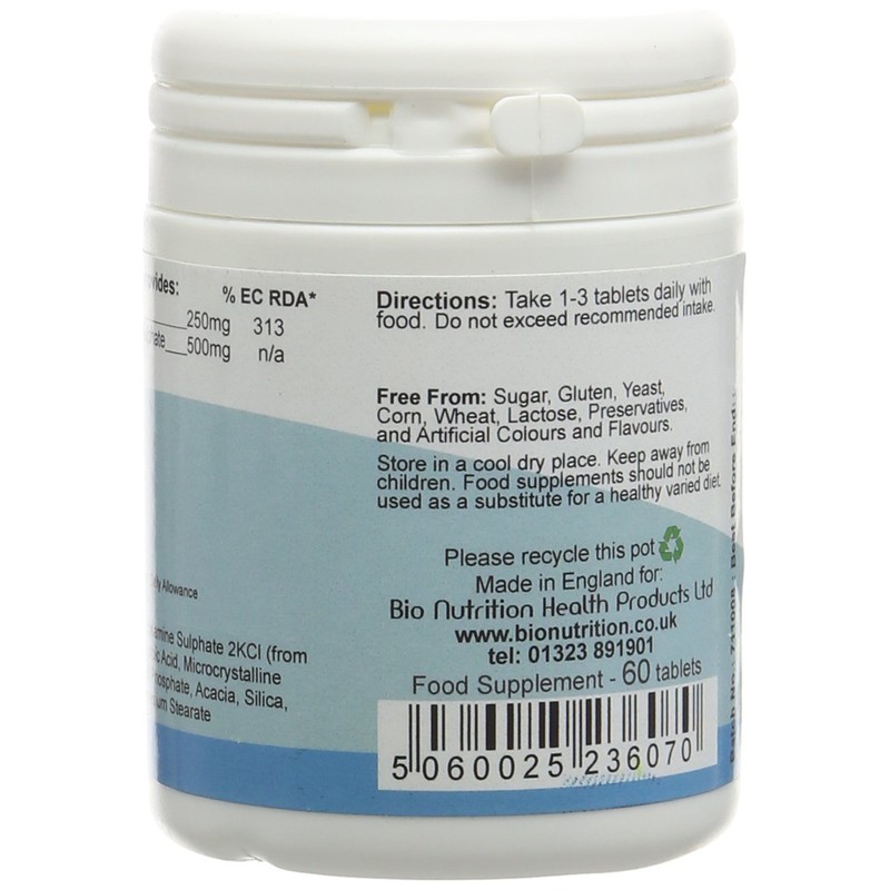 Bio Nutrition Glucosamine Sulphate 500mg - Joint & Bone Health