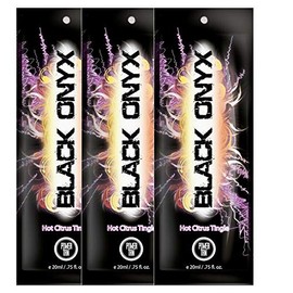 3 SACHETS OF POWER TAN BLACK ONYX TANNING LOTION