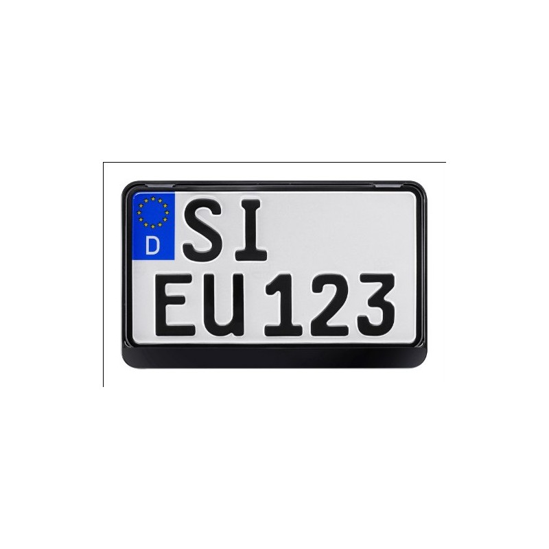 Motorbike Numberplate Holder Tractor Leichtkraftrad Black 240 x 130 MM