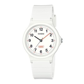 Casio Collection LQ-24B Biomass Plastic Wristwatch, white, sports