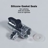 HEEPDD Pack of 3 G3/8 in Sink Tap Switch Valve,