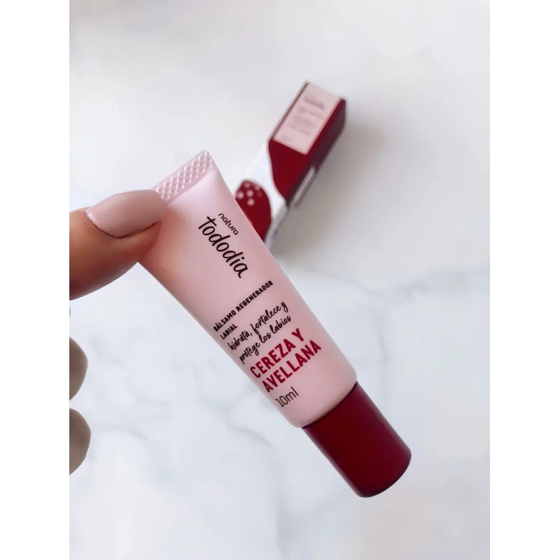 Hidratante Labial Cereza Avellana Natura Tododia