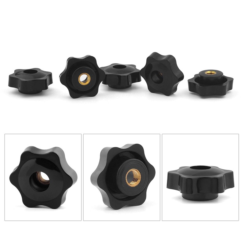 JJWNMLL 10 pieces M8 x 32 mm hexagonal plastic head