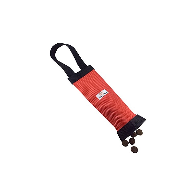 Dogs and More - Trainings-Dummy 'INTERAKTIV' mit Leckerlifach/Futterdummy/Apportierbeutel (Standard, Rot)