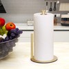 OBODING OBODING Gold Countertop Paper Towel Holder, Stainless Steel, Modern