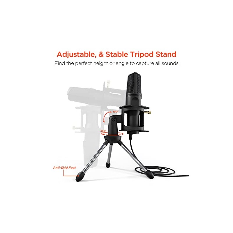 Hypergear Sound Advantage Pro-Audio Condenser Microphone Black