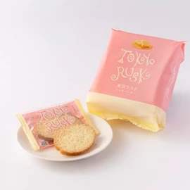 Tokyo Rusk Sugar Rask, 8 Pieces, Tokyo Souvenir Drum Style, Made with Flavored Butter Gift, Gift