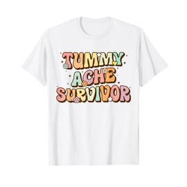 Tummy Ache Survivor Stomach Ache Vintage T-Shirt