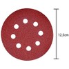 WINGONEER 50PCS Sanding Disc Pads, 5 Holes 8 Holes 120