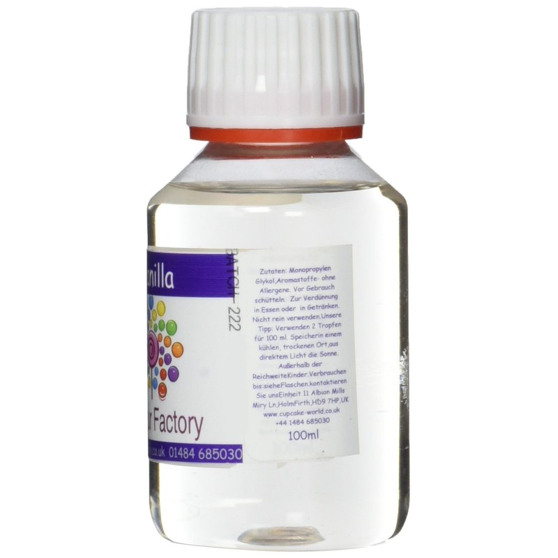 Flavour Factory Intense Food Flavouring, Vanilla, 100 ml