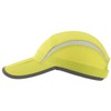 Connectile Folding Mesh Sports Cap, Reflective, Striped, Breathable, Runner Cap,