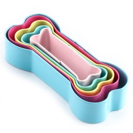 Cookie Cutters Dog Bone Shape Set Stainless Steel Dog Treat Cutters