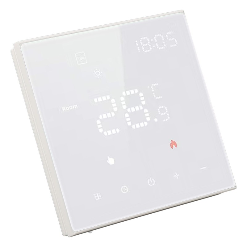 Smart Home Thermostat White Color Touch Digital Thermostat for Home