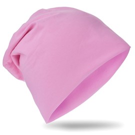 Miobo unisex jersey slouch beanie, long, plain colour, cotton, adults, babies, children