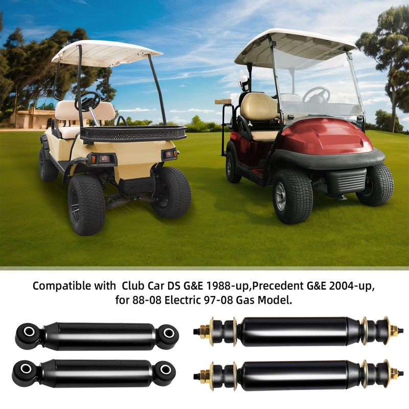 Roykaw Club Car DS Shocks Front and Rear Shock Absorbers