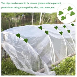 60Pcs Garden Netting Hoops for Raised Beds,10 Sets of 8FT Long DIY Greenhouse Hoops Grow Tunnel Fiberglass Plant Support Hoop Frame Rust Free Gardening Supplies for Netting Shade Cloth Row Cover