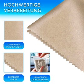 Didarenba Antibeschlagtuch Auto 30 x 30 cm Mikrofaser trocken Auto-Windschutzscheibe Anti-Beschlag-Tuch Motorrad-Helmvisier
