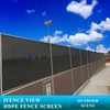 Ifenceview 4'x5' to 4'x100' Black Shade Cloth Fence Privacy Screen