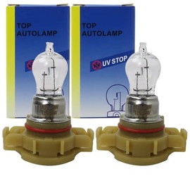 New Icelily 4300K PSX24W 2504 Fog Light Bulbs Halogen Headlight Bulb Daytime Running Lamps DRL Headlights DC12V 24W, 2PACK