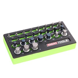 OEMTOOLS 23990 Allen Socket Set 26 Piece, Allen Wrench Socket Set SAE and Metric Sizes, Hex Socket Set Heat-Treated Alloy Steel, Hex Bit Set Rust-Resistant, Organized Allen Bit Set EVA Tray