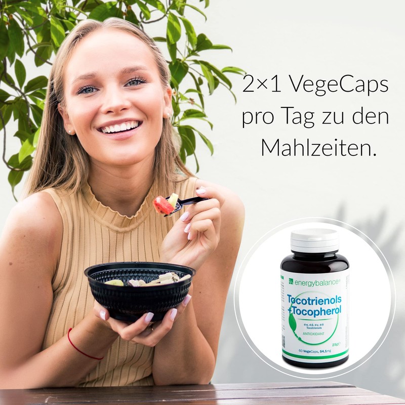 EnergyBalance Tocotrienol alpha-gamma - 4 tocopherols in 1 capsules with
