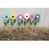 AmishToyBox.com Decorative Flower Stake for Outdoor Décor, Amish-Made with Poly