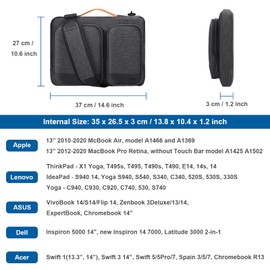 Alfheim 14 inch Laptop Case Sleeve Waterproof ShockResistant Lightweight 360° Protective Notebook Briefcase Compatible with MacBook Pro/Max 14′′ M2 M1