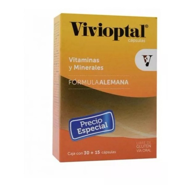 Vivioptal 30 Cap Multivitamínico  Fórmula Alemana