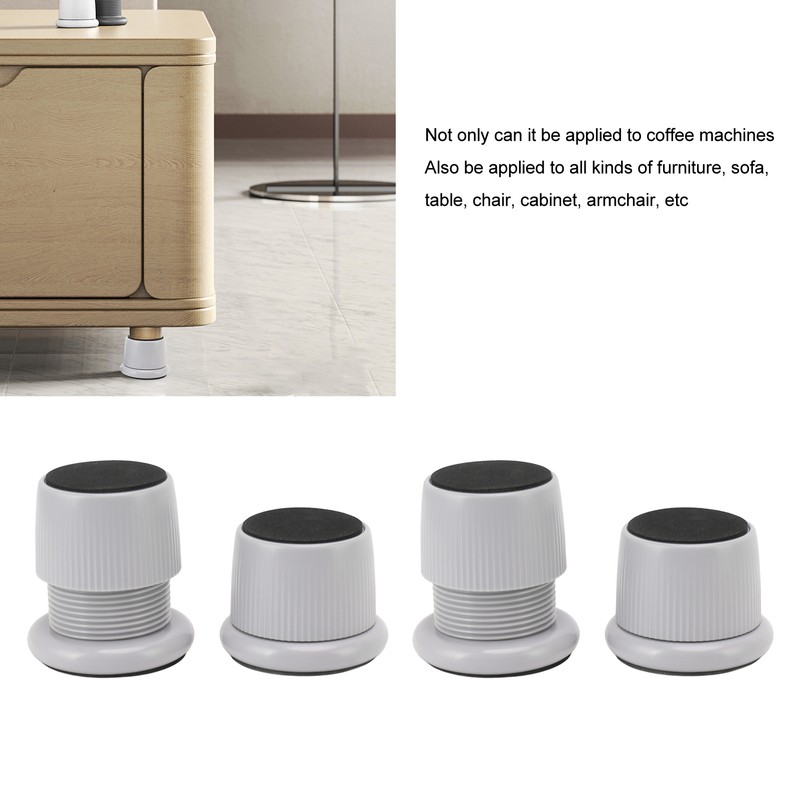 4Pcs Height Adjustable Furniture Riser Wear Resistant Non Slip Furniture