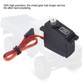 RC Car Servo, 17g Analog Servo Metal Gear for WPL1625 Remote Control Truck Car Part Accessory