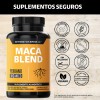 Maca Blend Peruana Orgánica Pimienta Negra Amarilla Roja Azúcar Suplemento