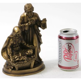Holy Family Cold Cast Bronze Religious Catholic Classic Artwork Sculpture Statue