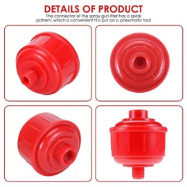 Plomevry Disposable Tool Filter Mini Air Water Filters Whirlwind Air Line Filter High Flow Tools Filters