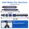 Mibcocny Adjustable Gait Belts for Seniors with Handles, Gate Belts