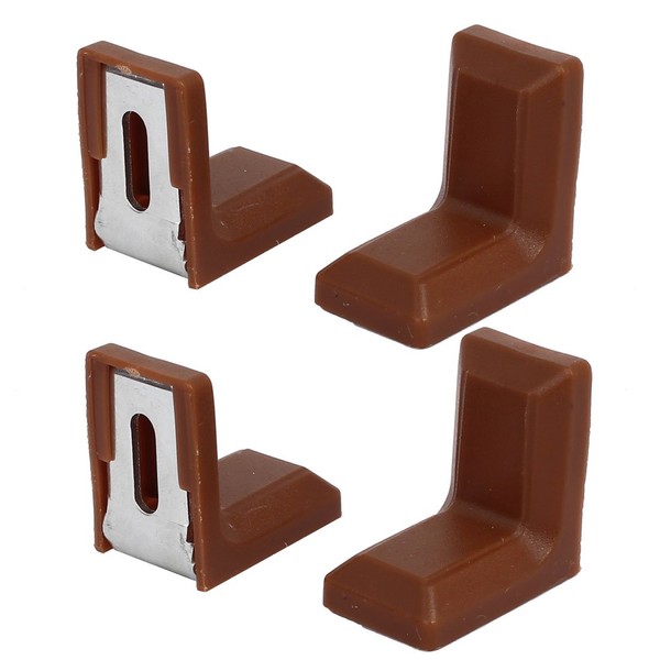 Sourcingmap 28mmx17mmx28mm Plastic L Shaped Cover Right Angle Corner Brace