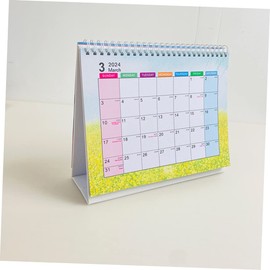 Ciieeo Desk Calendar Minimalist Standing Calendar for Organizing Events and Appointments Compact for Small Spaces Chic Design for Use