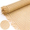 Vehipa Plastic Cane Webbing Roll 20"x47.2", Handwoven PP Synthetic Rattan