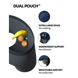 DAVID ARCHY Men's Underwear Briefs Micro Modal Dual Pouch Briefs Support Pouch Comfortable Soft Briefs for Men 4 Pack（L, Black/Deep grape purple）