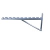 Electro Zinc Plated Wire Mesh Cable Tray Bracket, Silver Steel,