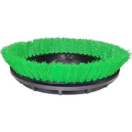 Bissell BigGreen Commercial 237.057BG Scrub Brush, 0.015" Bristle Diameter Crimped Polypropylene for BGEM9000 Easy Motion Floor Machine, 12", Green