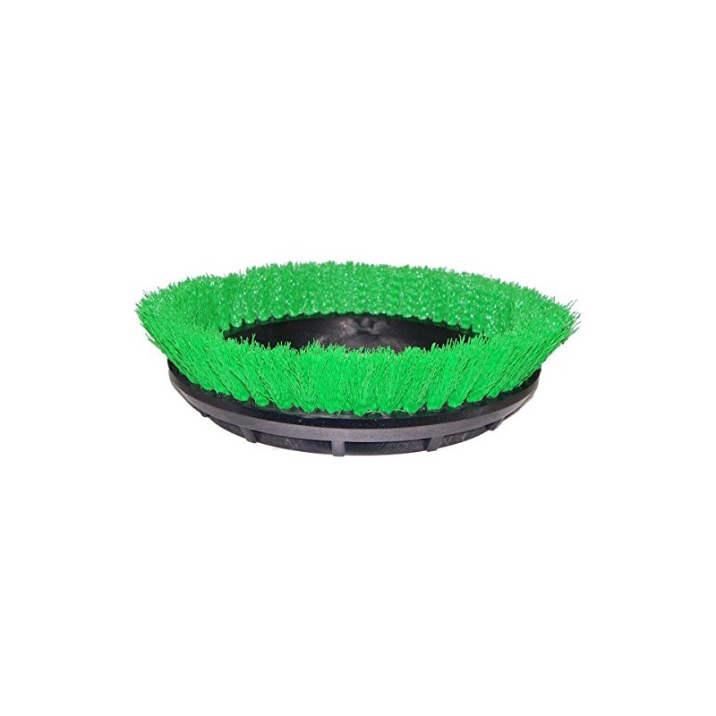 Bissell BigGreen Commercial 237.057BG Scrub Brush, 0.015" Bristle Diameter Crimped