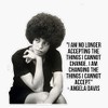 Angela Davis Quote Bumper Sticker Vinyl Decal 5 inches